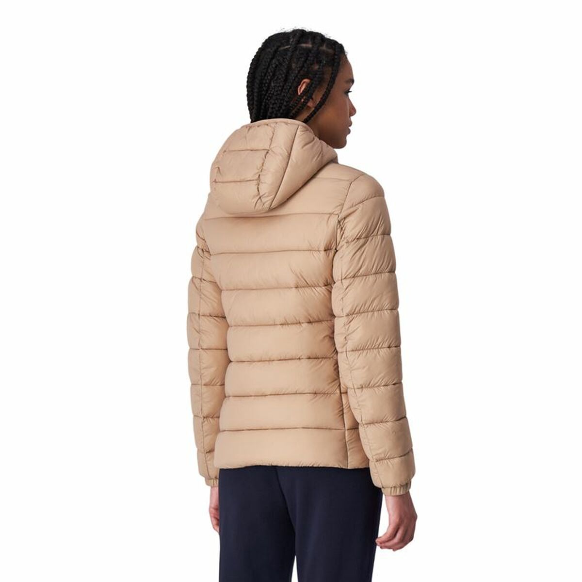 Women's Sports Jacket Champion Hooded Beige-2