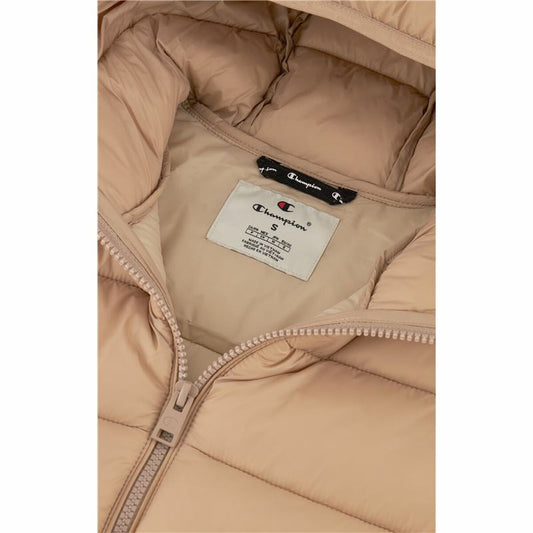 Women's Sports Jacket Champion Hooded Beige-1
