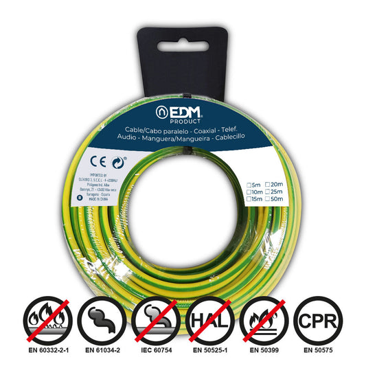 Coaxial TV Antenna Cable EDM 28498 Bicoloured 20 m 20 x 4 mm-1