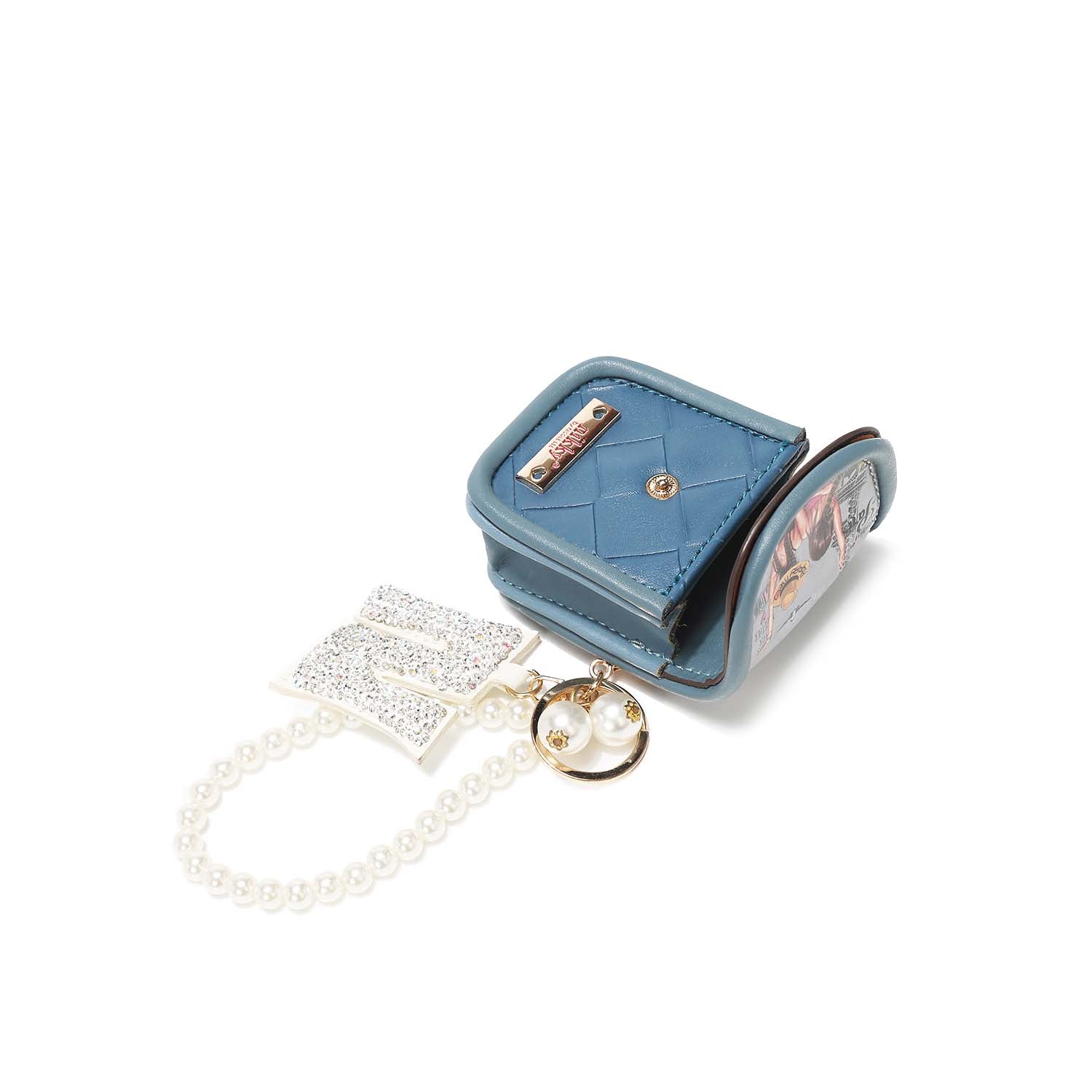 LLAVERO CON PORTA AUDIFONOS Y PULSERA DE PERLAS NIKKY-3