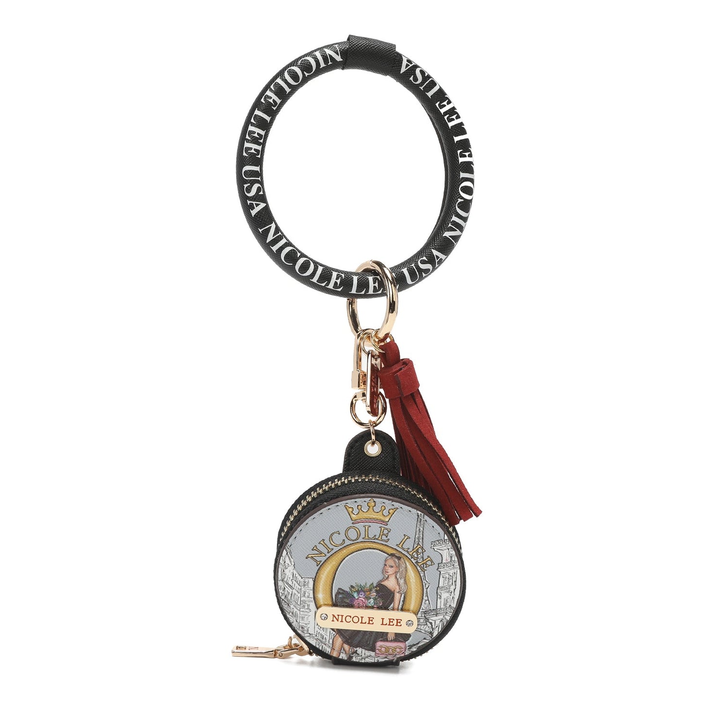 PULSERA CON LLAVERO Y PORTA AUDIFONOS-7
