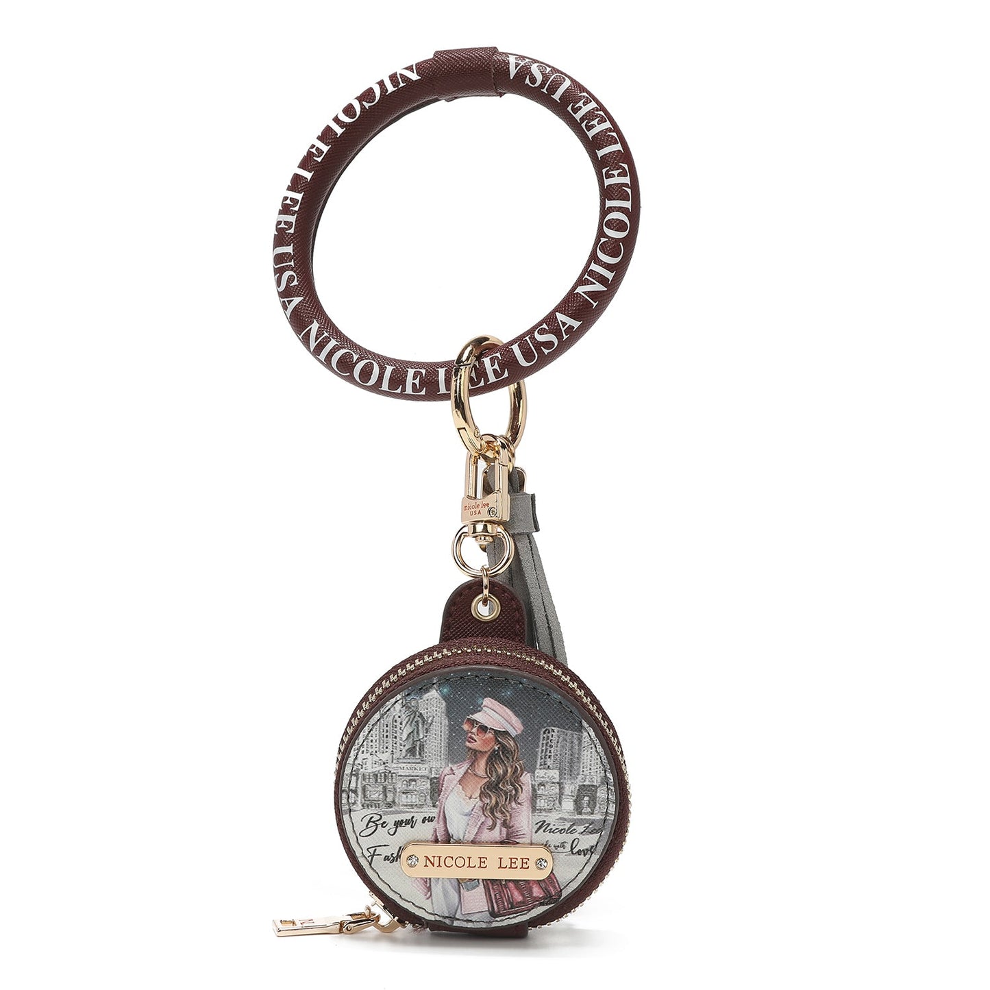 PULSERA CON LLAVERO Y PORTA AUDIFONOS-8